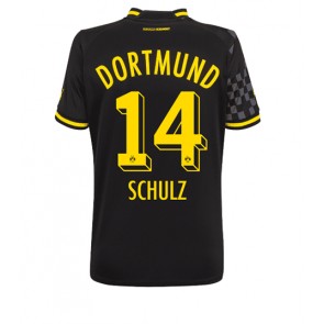 Borussia Dortmund Nico Schulz #14 kläder Kvinnor 2022-23 Bortatröja Kortärmad